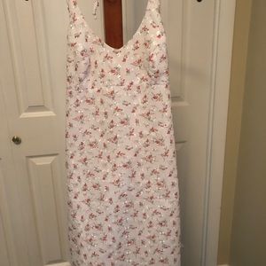 Embroidered flower sundress